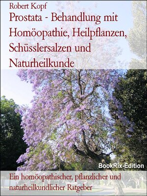 cover image of Prostata--Behandlung mit Homöopathie, Heilpflanzen, Schüsslersalzen und Naturheilkunde